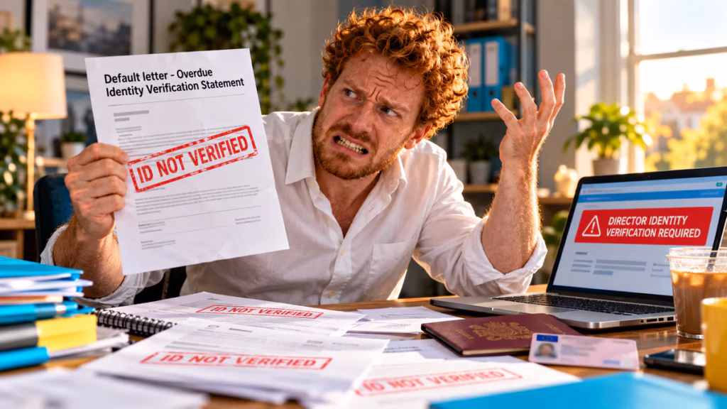 Director completing a Companies House identity check
