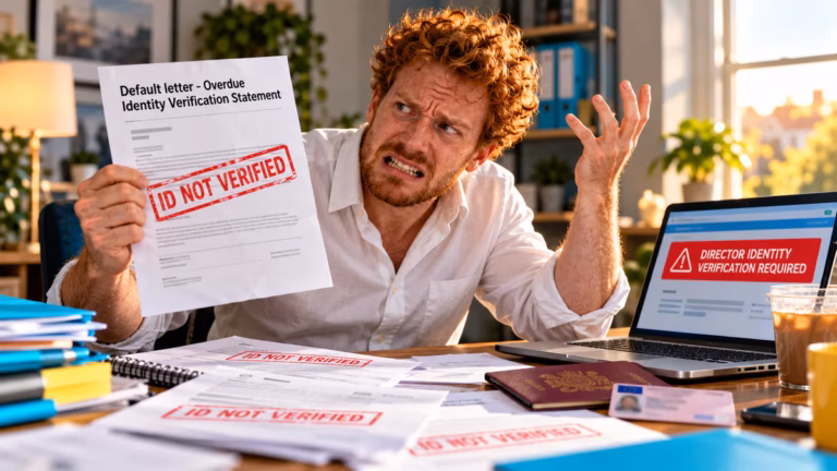 Director completing a Companies House identity check