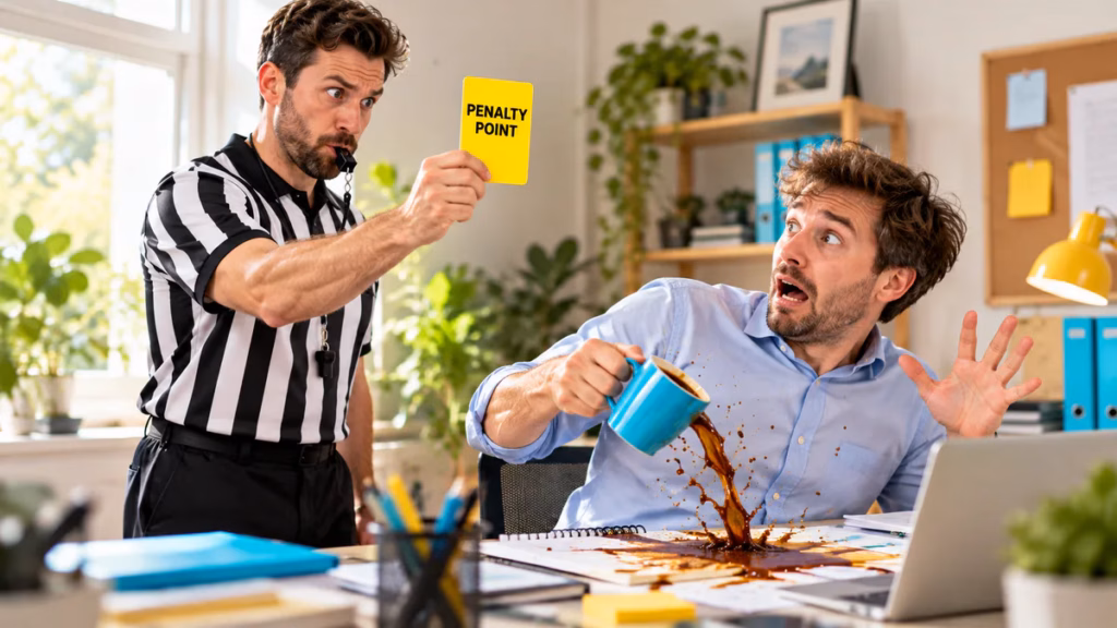 Illustration about VAT deadlines and penalty points