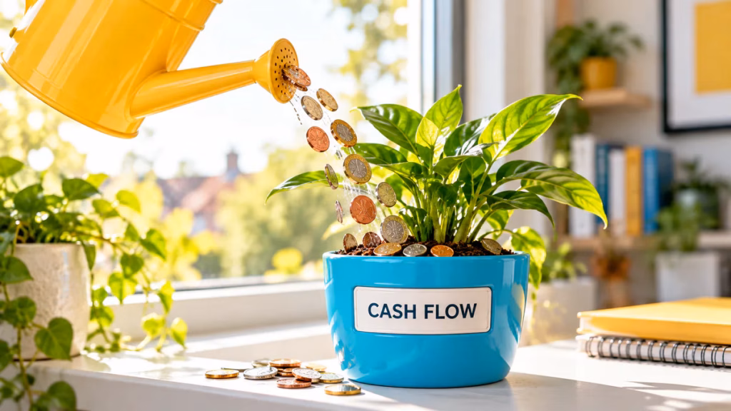 Illustration about Cash-flow forecasting in one afternoon