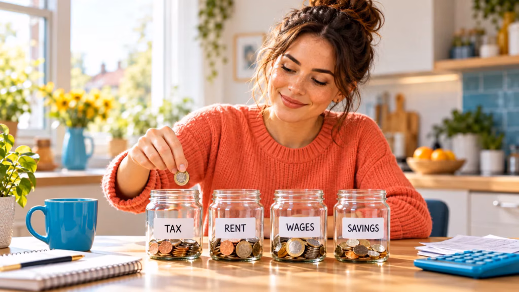 Illustration about Building a budget you will actually use