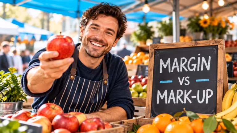 Illustration about Pricing for profit: margin vs mark-up